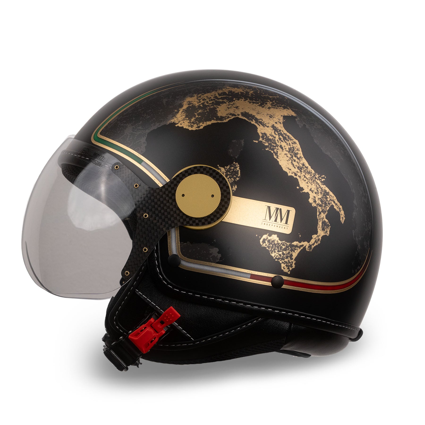 Casco Italia Nero Abissale: edizione limitata, omologazione 22.06