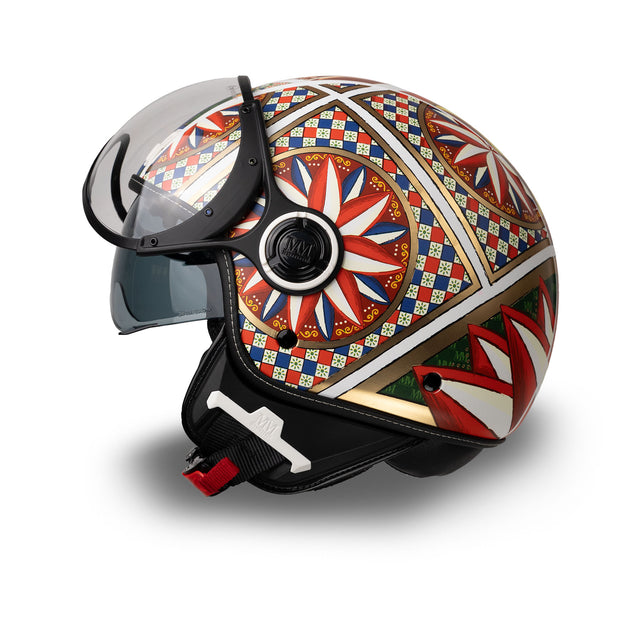 Casco JET Carretto Siciliano A-Ventura MM Independent Edizione Limitata