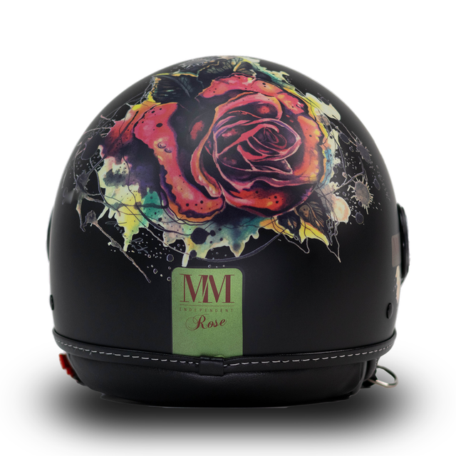 Tatuagem rosa preto mm capacete independente