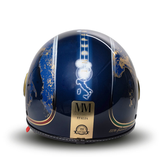 Casco Italia Blu Galassia MM Independent