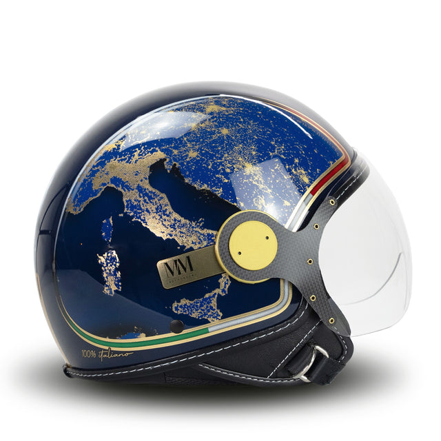 Casco Italia Blu Galassia MM Independent