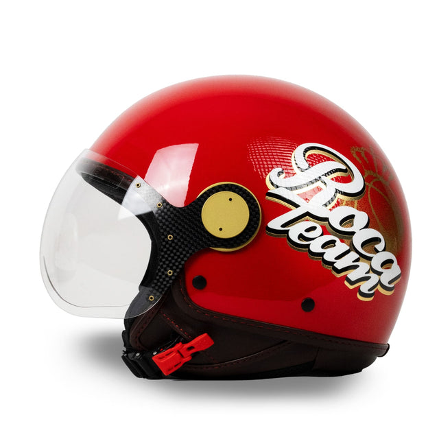 Casco "Roca Team" Monaco x MM Independent Color Rosso