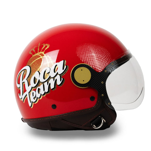 Casco "Roca Team" Monaco x MM Independent Color Rosso