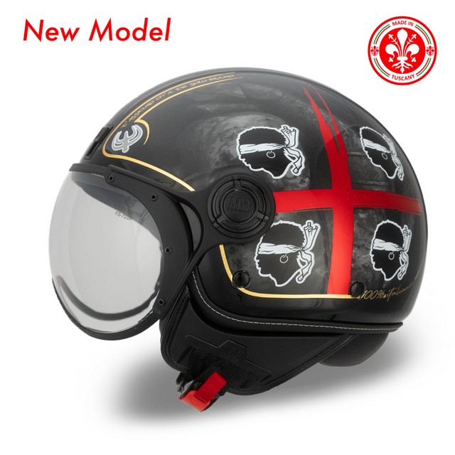 Black Sardinian helmet MM Independent Limited Edition