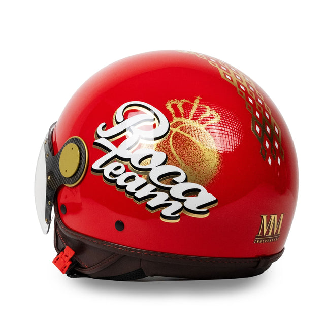 Casco "Roca Team" Monaco x MM Independent Color Rosso