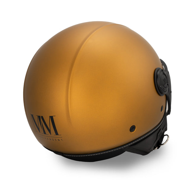 Casco JET A-Ventura Gold Monocromo di MM Independent