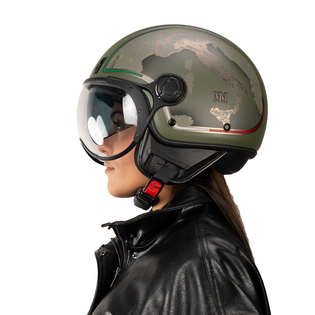 Casco Italia Verde Avanguardia