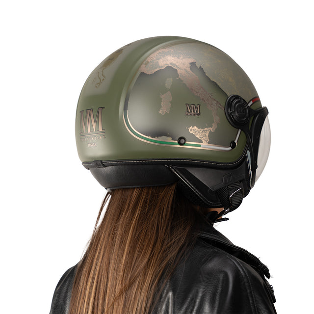 Casco Italia Verde Avanguardia
