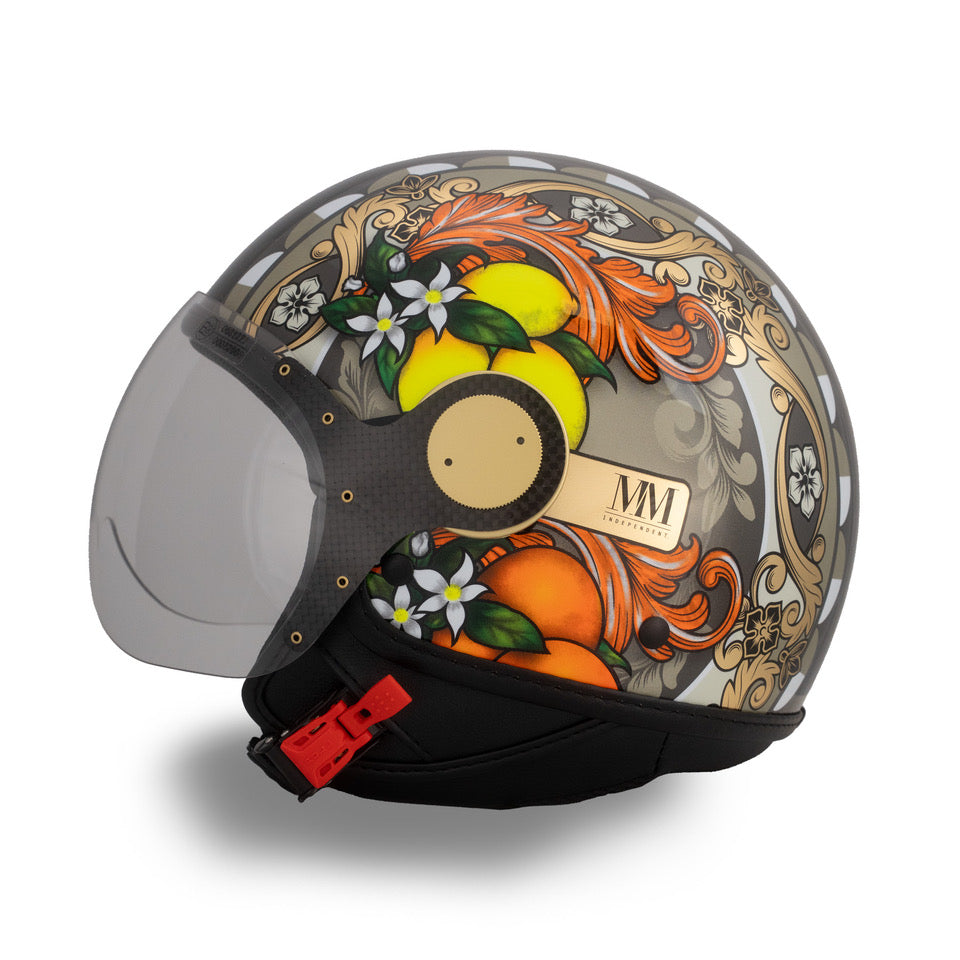 Head Over Italy Collection: jet helmets with city symbols and