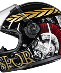 Casco integrale Roma MM Independent, vista tre quarti anteriore