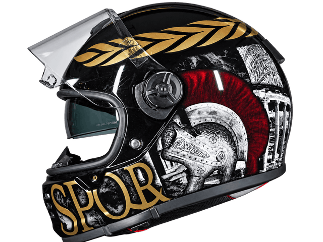 Casco integrale Roma MM Independent, vista laterale opposta con dettagli grafici