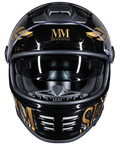 Casco integrale Roma MM Independent, dettaglio laterale della grafica SPQR