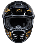 Casco integrale Roma MM Independent, dettaglio delle finiture Chrometech