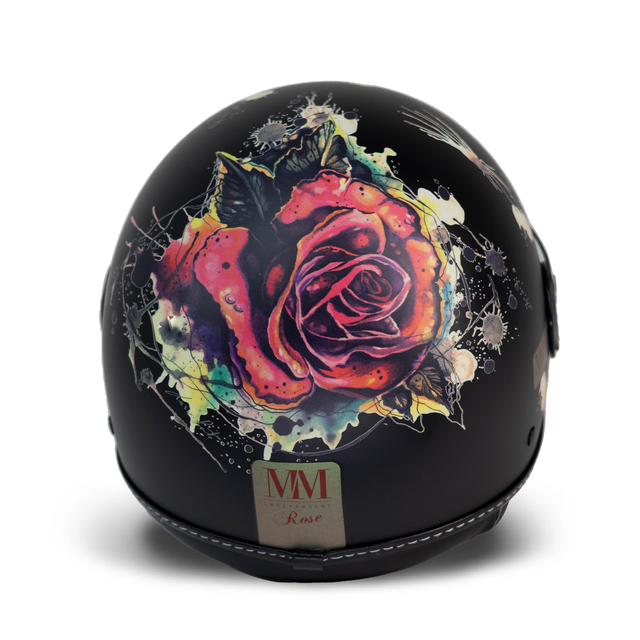 Casco Tattoo Rose Nero MM Independent