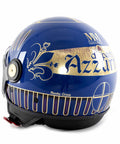Casco Azzurri Vista tre quarti posteriore